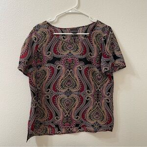 Covington petite floral blouse Large